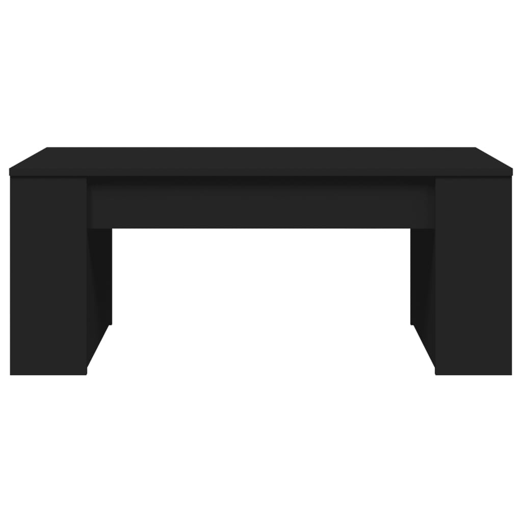 VidaXL Salontafel 102x50x45 cm bewerkt hout zwart