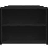 VidaXL Salontafel 102x50x45 cm bewerkt hout zwart