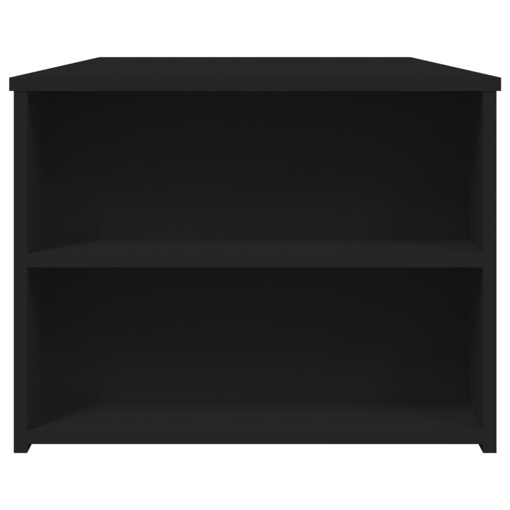 VidaXL Salontafel 102x50x45 cm bewerkt hout zwart