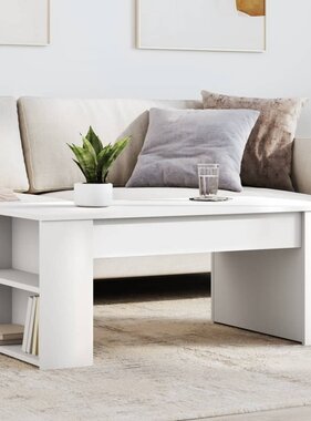 VidaXL Salontafel 102x50x42 cm bewerkt hout zwart