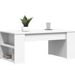 VidaXL Salontafel 102x50x42 cm bewerkt hout zwart