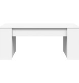 VidaXL Salontafel 102x50x42 cm bewerkt hout zwart