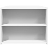 VidaXL Salontafel 102x50x42 cm bewerkt hout zwart