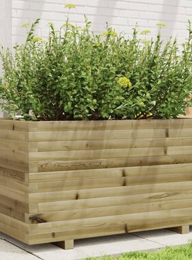 VidaXL Plantenbak 90x60x49,5 cm geïmpregneerd grenenhout