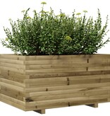 VidaXL Plantenbak 90x60x49,5 cm geïmpregneerd grenenhout