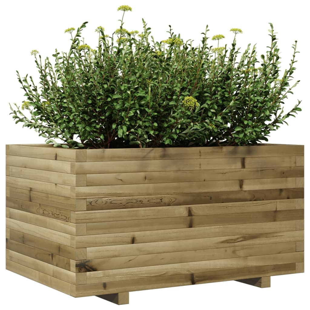VidaXL Plantenbak 90x60x49,5 cm geïmpregneerd grenenhout
