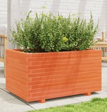 VidaXL Plantenbak 90x60x49,5 cm massief grenenhout wasbruin