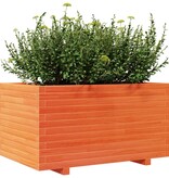 VidaXL Plantenbak 90x60x49,5 cm massief grenenhout wasbruin