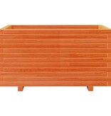 VidaXL Plantenbak 90x60x49,5 cm massief grenenhout wasbruin