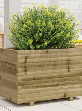 VidaXL Plantenbak 70x40x49,5 cm geïmpregneerd grenenhout