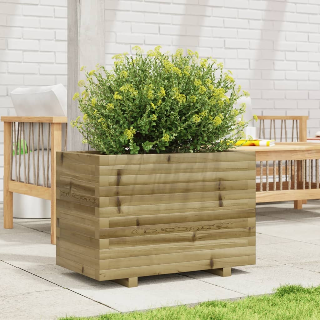 VidaXL Plantenbak 70x40x49,5 cm geïmpregneerd grenenhout