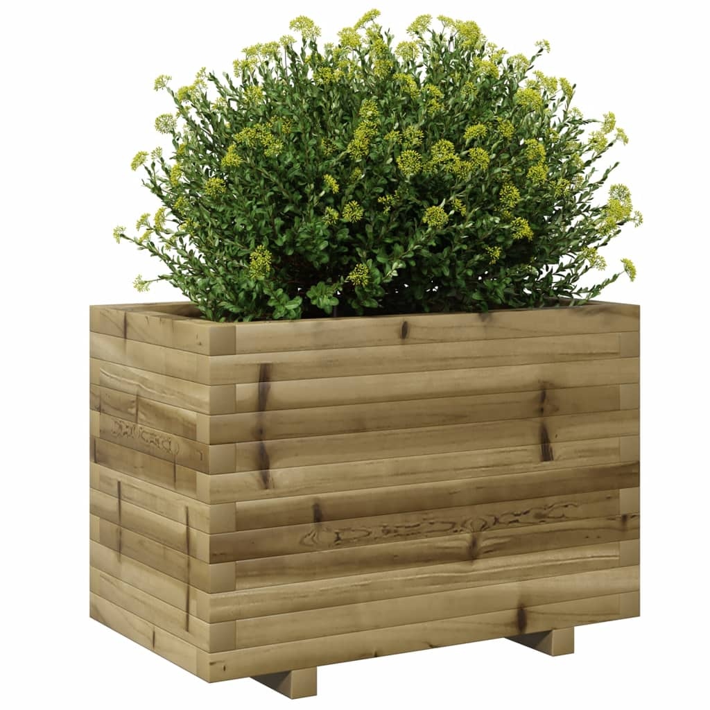 VidaXL Plantenbak 70x40x49,5 cm geïmpregneerd grenenhout