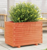 VidaXL Plantenbak 70x40x49,5 cm massief grenenhout wasbruin