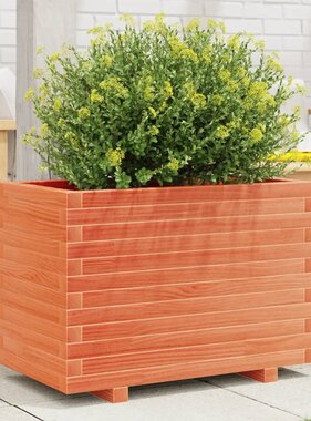 VidaXL Plantenbak 70x40x49,5 cm massief grenenhout wasbruin