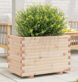 VidaXL Plantenbak 70x40x49,5 cm massief grenenhout