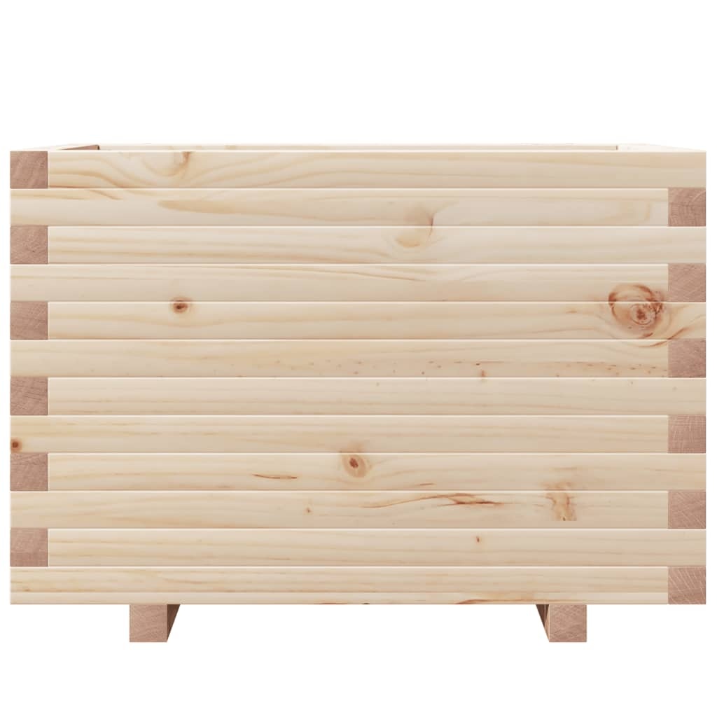 VidaXL Plantenbak 70x40x49,5 cm massief grenenhout