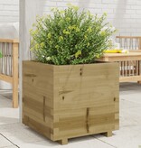 VidaXL Plantenbak 50x50x49,5 cm geïmpregneerd grenenhout