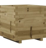 VidaXL Plantenbak 50x50x49,5 cm geïmpregneerd grenenhout