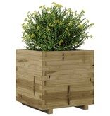 VidaXL Plantenbak 50x50x49,5 cm geïmpregneerd grenenhout