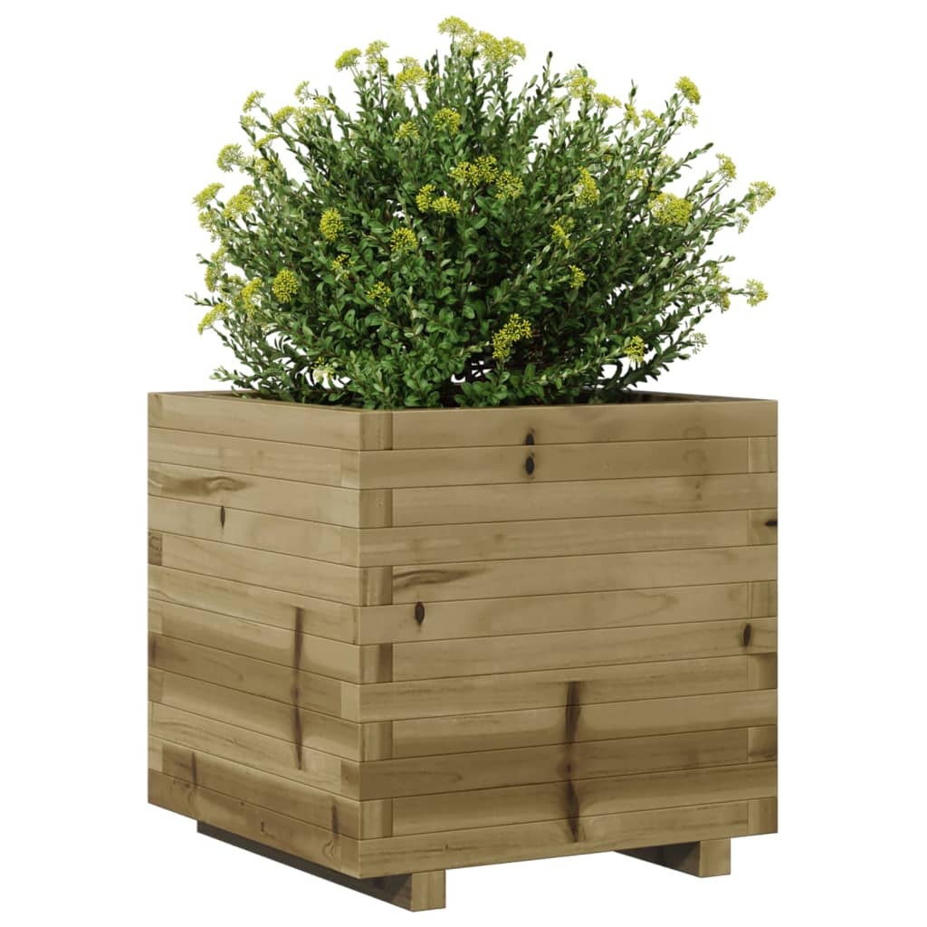 VidaXL Plantenbak 50x50x49,5 cm geïmpregneerd grenenhout