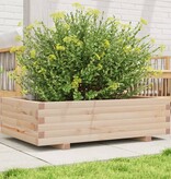 VidaXL Plantenbak 90x60x26,5 cm massief grenenhout