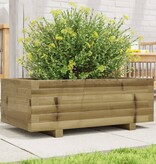 VidaXL Plantenbak 70x40x26,5 cm geïmpregneerd grenenhout