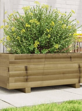 VidaXL Plantenbak 70x40x26,5 cm geïmpregneerd grenenhout