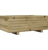 VidaXL Plantenbak 70x40x26,5 cm geïmpregneerd grenenhout