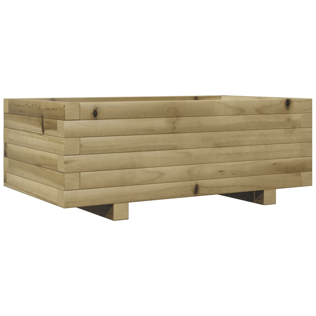 VidaXL Plantenbak 70x40x26,5 cm geïmpregneerd grenenhout