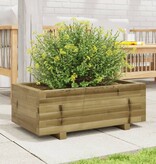 VidaXL Plantenbak 70x40x26,5 cm geïmpregneerd grenenhout