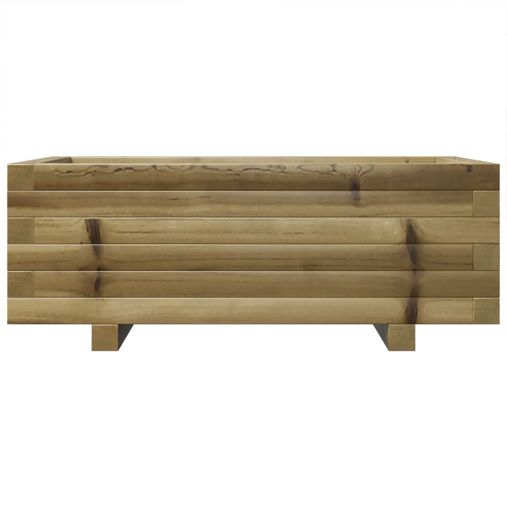 VidaXL Plantenbak 70x40x26,5 cm geïmpregneerd grenenhout