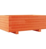 VidaXL Plantenbak 70x40x26,5 cm massief grenenhout wasbruin