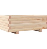 VidaXL Plantenbak 70x40x26,5 cm massief grenenhout