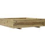 VidaXL Plantenbak 110x110x26,5 cm geïmpregneerd grenenhout
