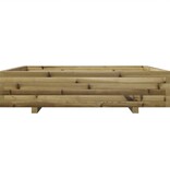 VidaXL Plantenbak 110x110x26,5 cm geïmpregneerd grenenhout