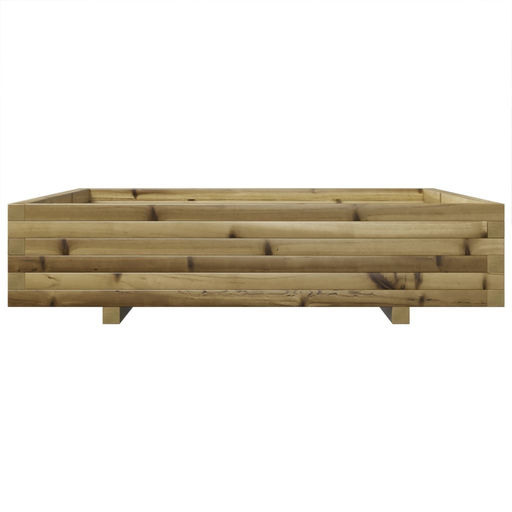 VidaXL Plantenbak 110x110x26,5 cm geïmpregneerd grenenhout