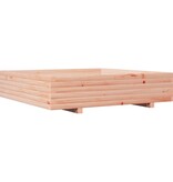 VidaXL Plantenbak 110x110x26,5 cm massief douglashout