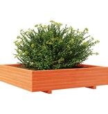 VidaXL Plantenbak 110x110x26,5 cm massief grenenhout wasbruin