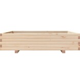 VidaXL Plantenbak 110x110x26,5 cm massief grenenhout