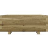 VidaXL Plantenbak 70x70x26,5 cm geïmpregneerd grenenhout