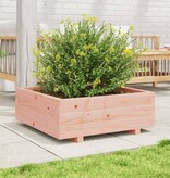 VidaXL Plantenbak 70x70x26,5 cm massief douglashout