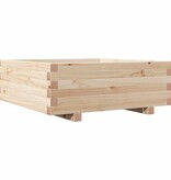 VidaXL Plantenbak 70x70x26,5 cm massief grenenhout