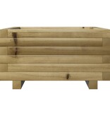 VidaXL Plantenbak 50x50x26,5 cm geïmpregneerd grenenhout