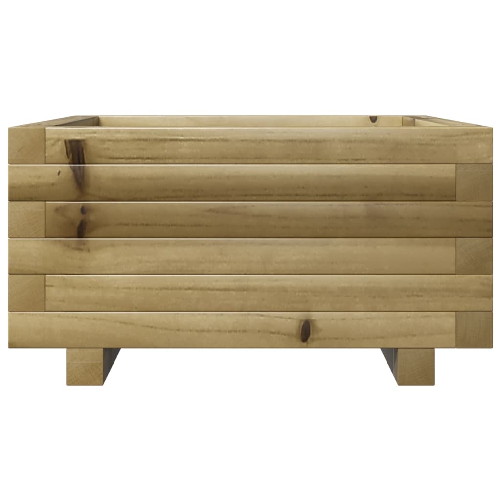 VidaXL Plantenbak 50x50x26,5 cm geïmpregneerd grenenhout