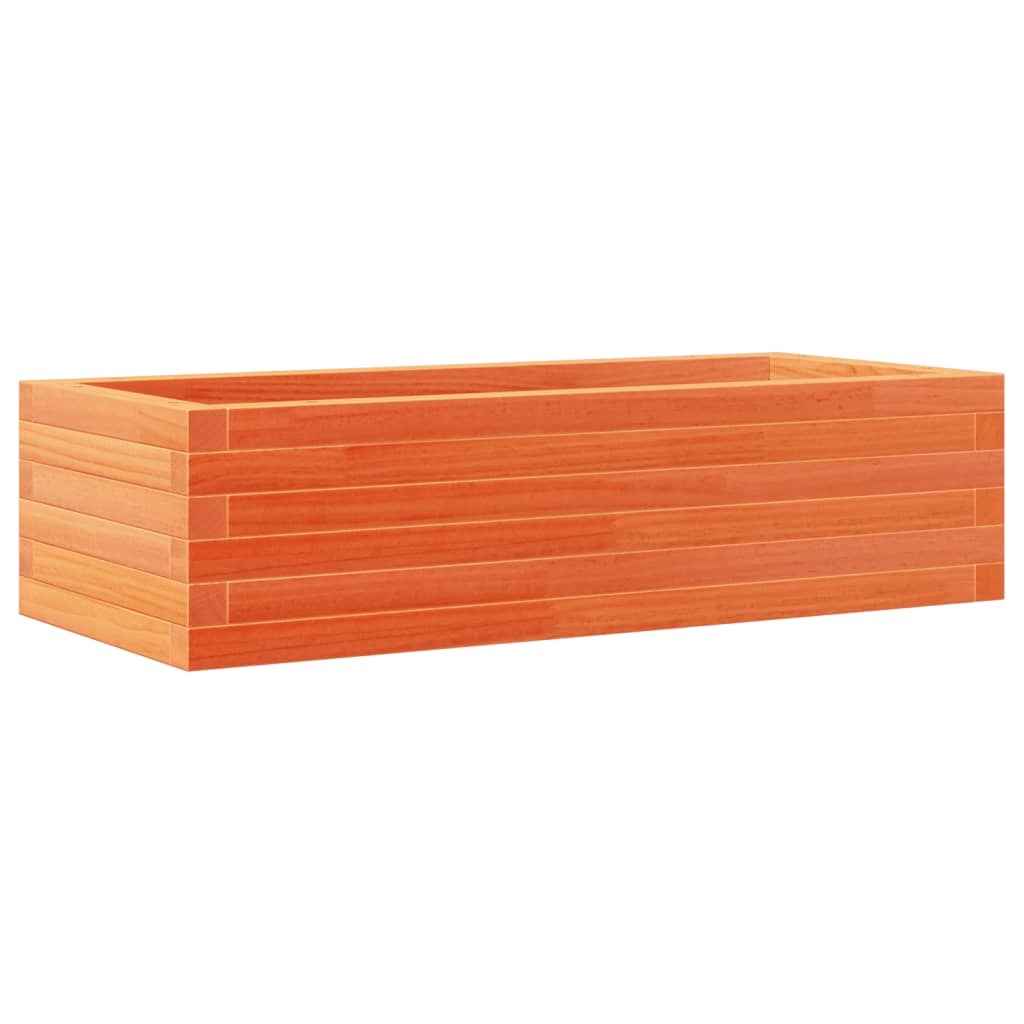 VidaXL Plantenbak 90x40x23 cm massief grenenhout wasbruin