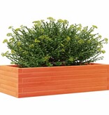 VidaXL Plantenbak 90x40x23 cm massief grenenhout wasbruin
