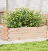 VidaXL Plantenbak 90x40x23 cm massief grenenhout