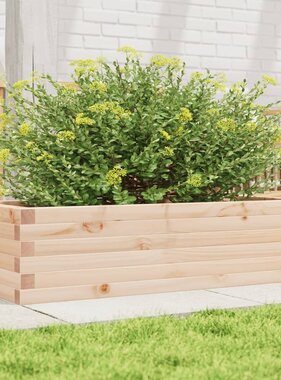 VidaXL Plantenbak 90x40x23 cm massief grenenhout
