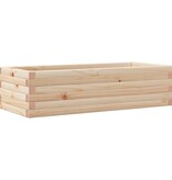 VidaXL Plantenbak 90x40x23 cm massief grenenhout