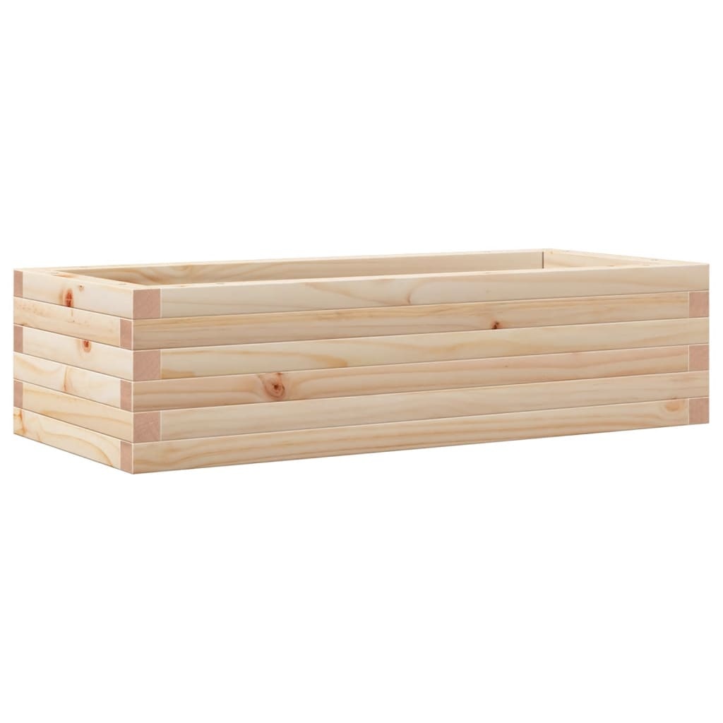 VidaXL Plantenbak 90x40x23 cm massief grenenhout